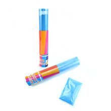 Color Run Holi Powder Gulal Powder Shooter Tubo transparente Smoke Confetti Cannon para la celebración del deporte